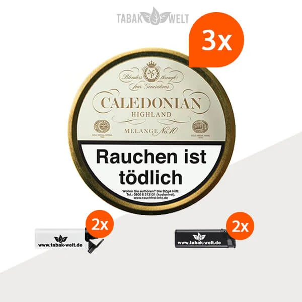 caledonian-highland-pfeifentabak-3x-dose-mit-feuerzeuge