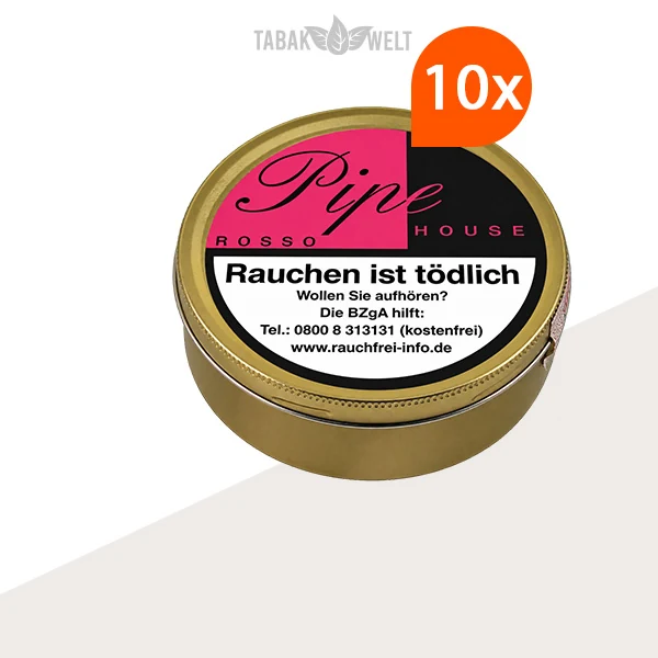 Pipe House Rosso 10er-Dosenpackung