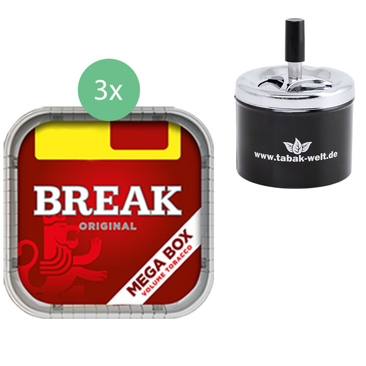 Break Original 3 x Mega Box mit Aschenbecher