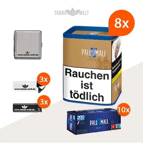 pall-mall-authentic-blue-feinschnitt-tabak-8x-dose-mit-2000-huelsen