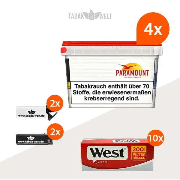 paramount-volumentabak-4x-mega-box-mit-2000-huelsen-und-feuerzeugen