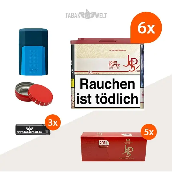 jps-john-player-just-volumentabak-6x-dose-mit-1000-filterhuelsen-und-etui