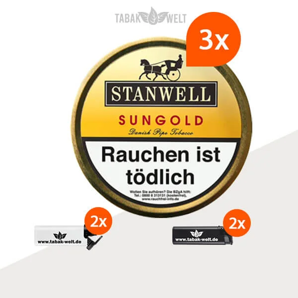 3x-stanwell-sungold-dose-mit-feuerzeugen
