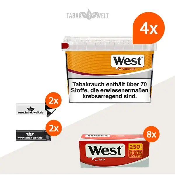 west-yellow-volumentabak-4x-mega-box-mit-2000-special-size-huelsen