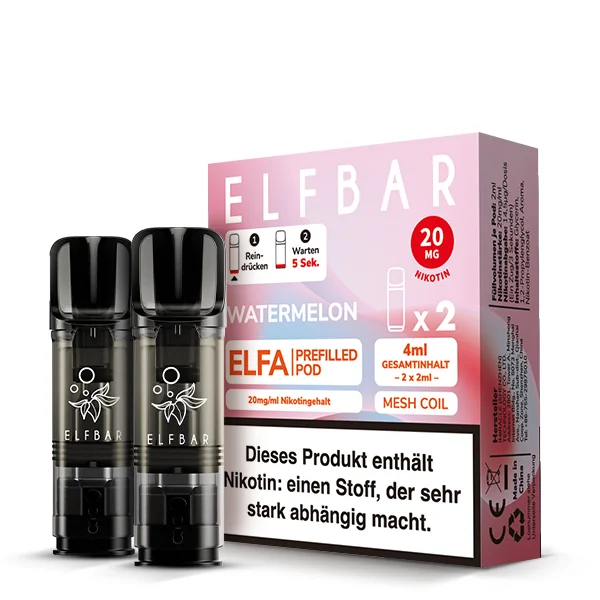 Elfbar Elfa 20mg Watermelon Pod für E-Zigarette