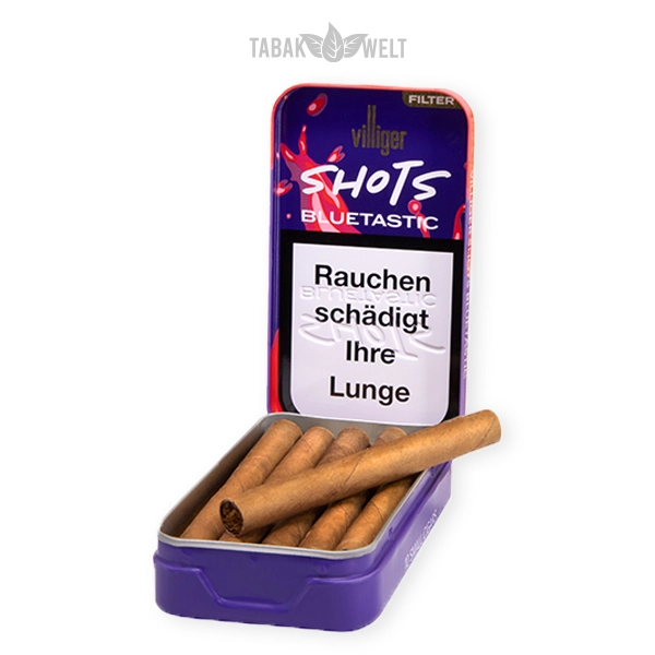 villiger-shots-bluetastic-zigarillos-mit-filter-offen