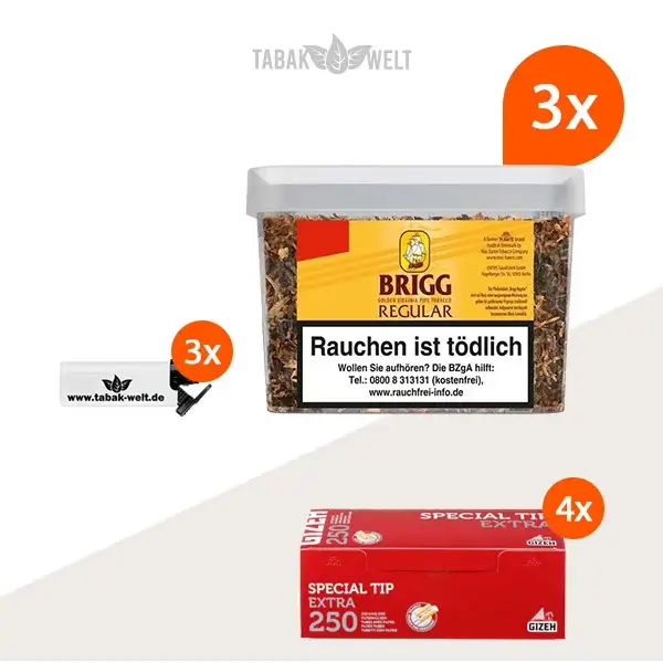 brigg-regular-pfeifentabak-3x-eimer-mit-1000-special-tip-extra-huelsen