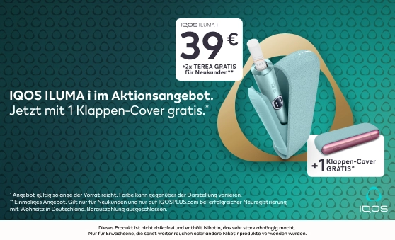 IQOS Aktionsangebot Klappen Cover