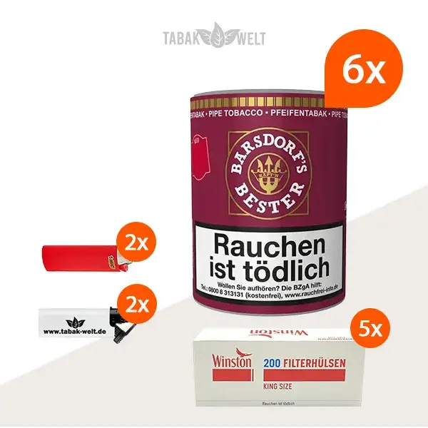 barsdorf-s-bester-cherry-red-pfeifentabak-6x-dose-mit-winston-king-size-huelsen