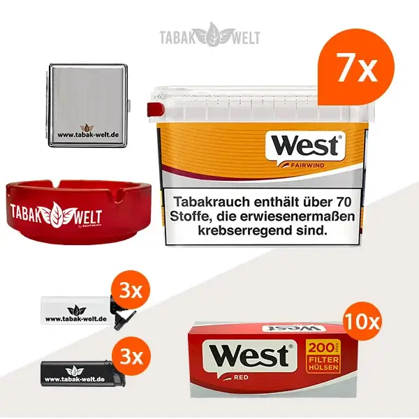 west-yellow-volumentabak-7x-mega-box-mit-2000-king-size-filterhuelsen