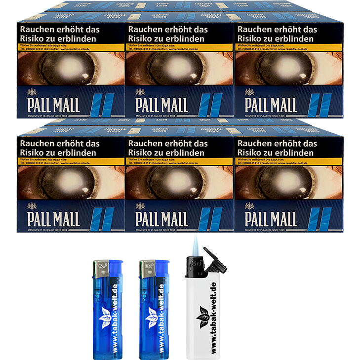 Pall Mall Blue (2 Stangen) 12 x 50 Stück