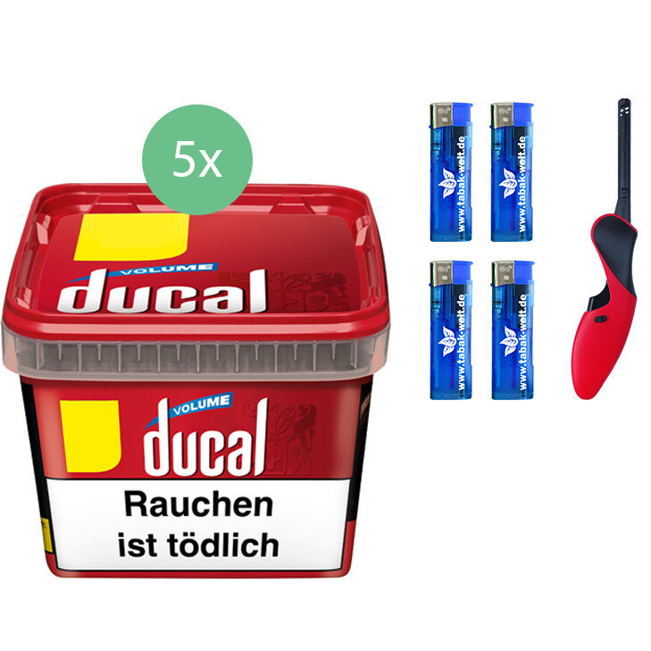 Ducal Tabak 5 x Eimer mit BBQ