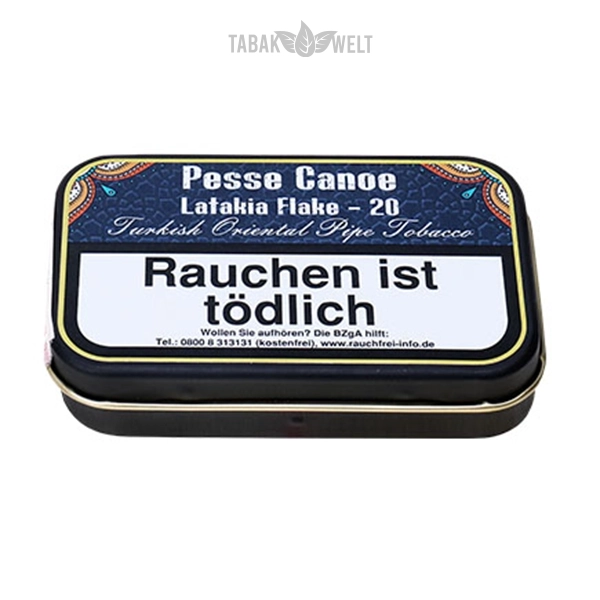 gladora-tobacco-pesse-canoe-latakia-flake-20-pfeifentabak-dose