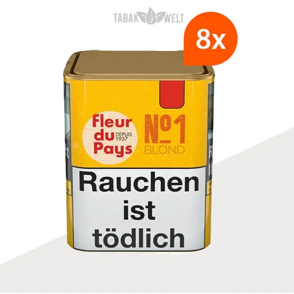 Fleur du Pays No. 1 Blond Drehtabak 8x Dose