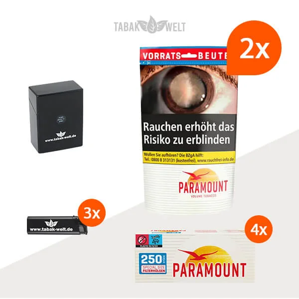 paramount-volumentabak-2x-beutel-mit-1000-special-size-filterhuelsen-und-feuerzeugen