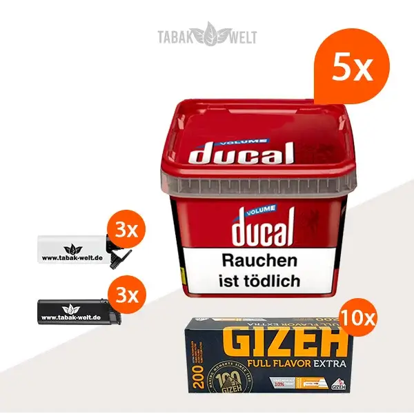 ducal-red-volumentabak-5x-eimer-mit-1000-huelsen
