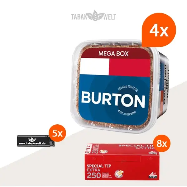 burton-blue-volumentabak-4x-mega-box-mit-2000-extra-huelsen