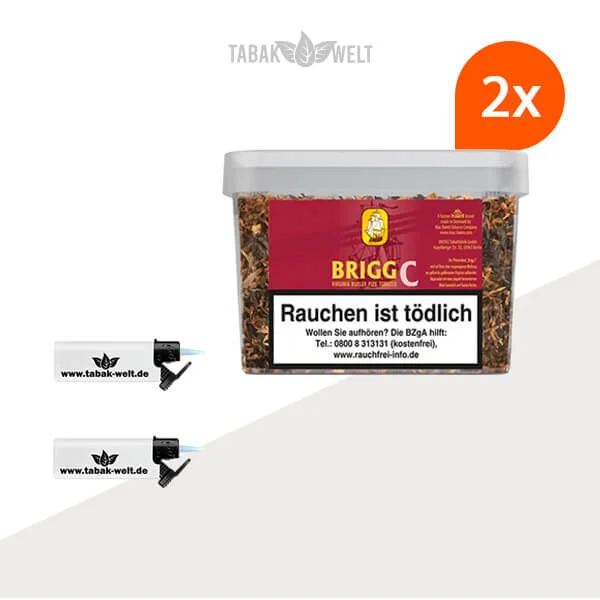 brigg-c-cherry-pfeifentabak-2x-eimer-mit-feuerzeuge