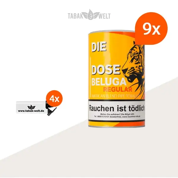 beluga-regular-pfeifentabak-9x-dose-mit-feuerzeuge
