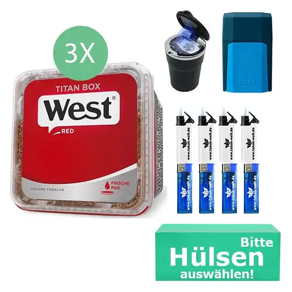 3 x West Titan Box mit Hülsen