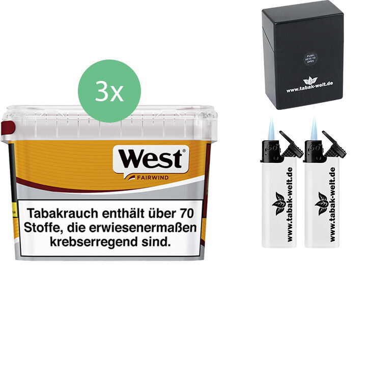 West Yellow 3 x Mega Box mit Etui