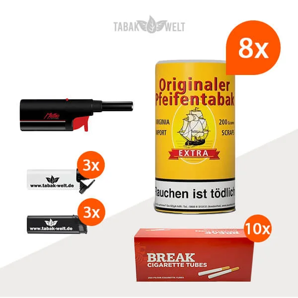 originaler-pfeifentabak-8x-dose-mit-2000-filter-huelsen-und-feuerzeugen