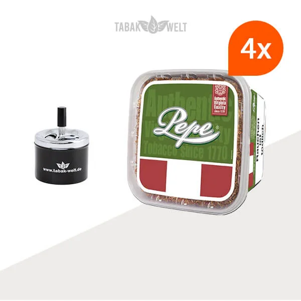 pepe-rich-green-volumentabak-4-Eimer-mit-aschembecher-TX14902