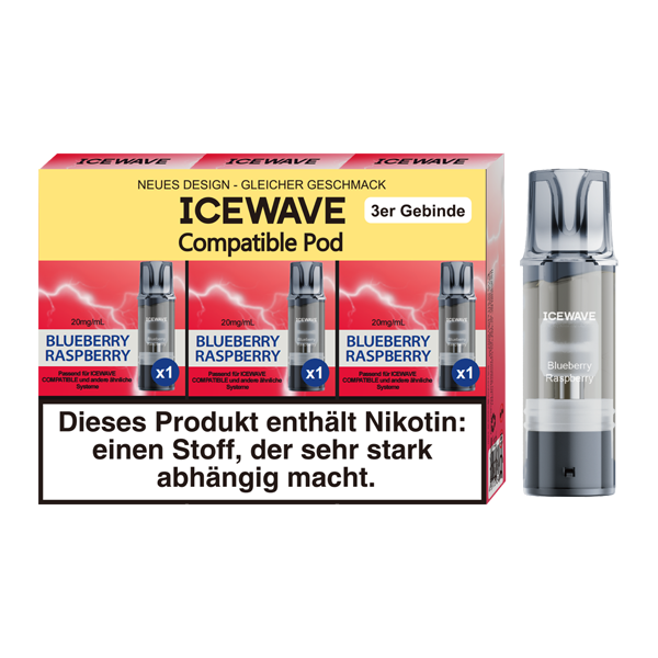 Icewave Pods Blueberry Raspberry