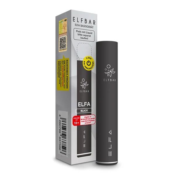 Elfbar Elfa Black E-Zigarette