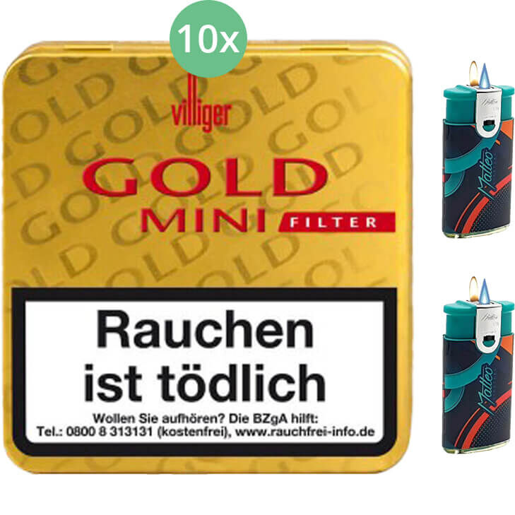 Villiger Gold Mini Filter 10 X 20 Stück