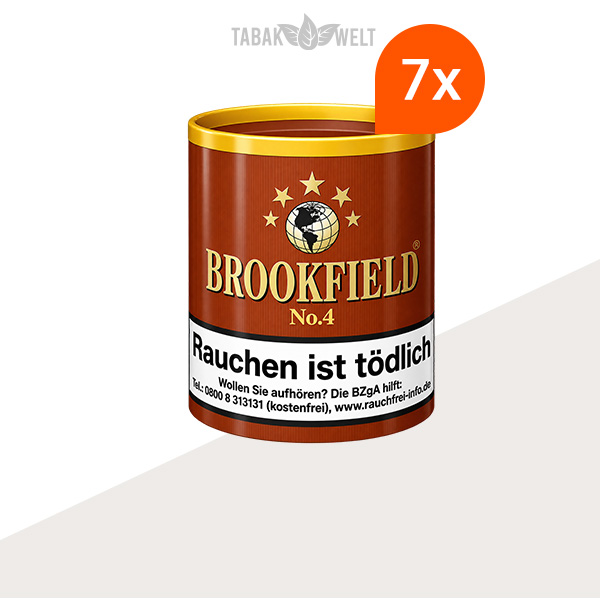 Brookfield No. 4 Pfeifentabak 7er-Set