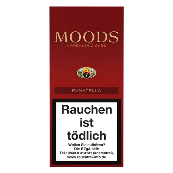 Dannemann Moods Zigarillos Panatella Tubos klein