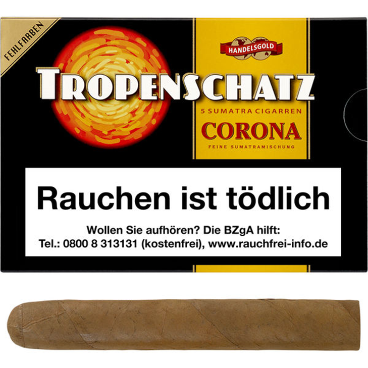 Tropenschatz Sumatra Corona No. 421 F Cigarren 