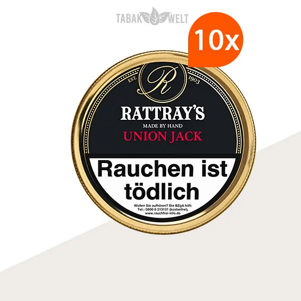 Rattray’s Signature Collection Union Jack Pfeifentabak – 10er-Dose