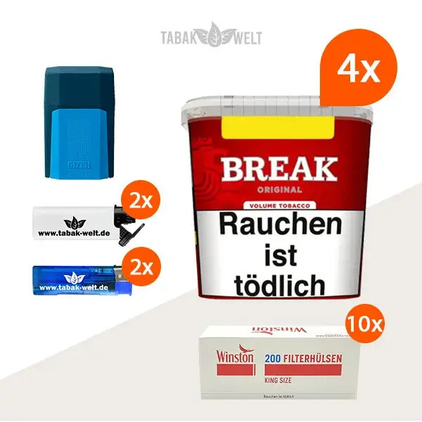 break-original-volumentabak-4x-giga-box-mit-2000-king-size-huelsen-und-sturmfeuerzeugen