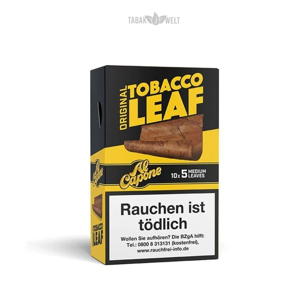 Al Capone Tobacco Leaf Original Zigarillos im 10er-Pack mit je 5 Stück