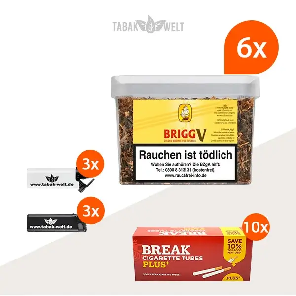 brigg-v-vanilla-pfeifentabak-6x-eimer-mit-2000-break-plus-huelsen