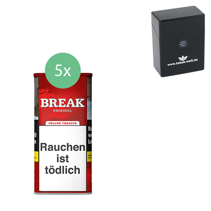 Break Orginal 5 x 100g mit Zigarettenbox