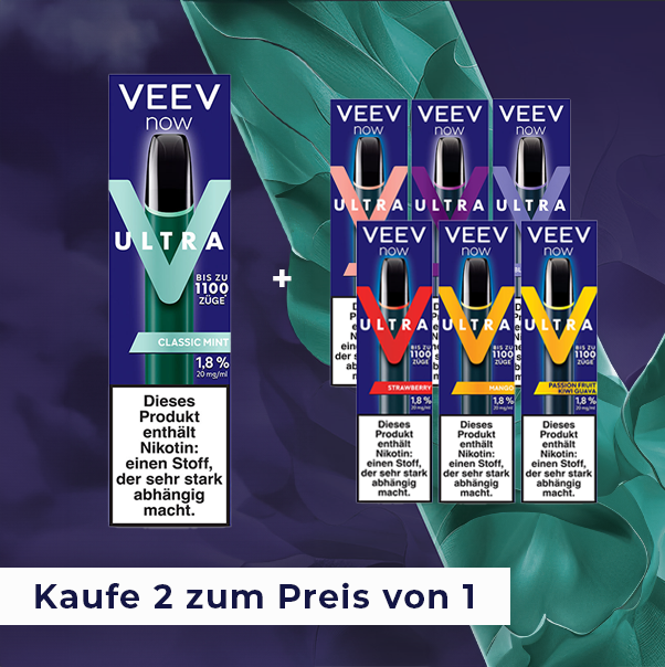 veev now ultra classic mint 1+1 aktion