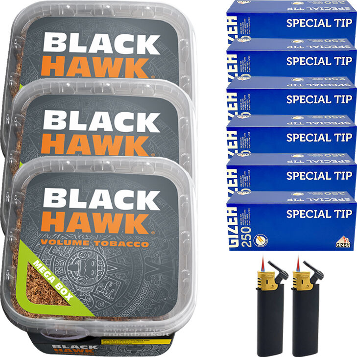 Black Hawk 3 x 230g mit 1500 King Size Hülsen