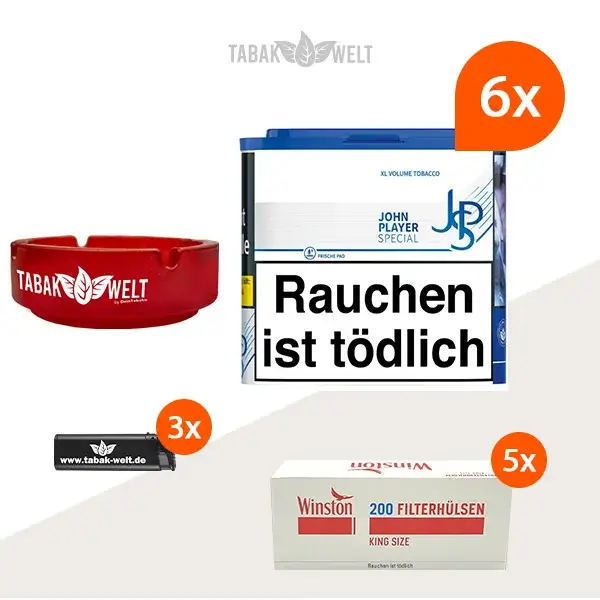 jps-john-player-blue-volumentabak-6x-dose-mit-1000-king-size-filterhuelsen-und-aschenbecher