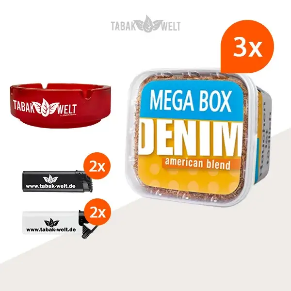 denim-volumentabak-3x-mega-box-mit-glas-aschenbecher