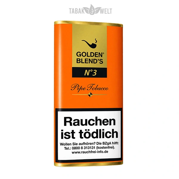 Golden Blend’s No. 3 Pfeifentabak im Pouch-Beutel