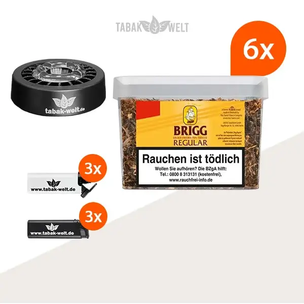 brigg-regular-pfeifentabak-6x-eimer-mit-aschenbecher