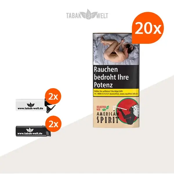 american-spirit-selected-red-feinschnitt-tabak-20x-pouch-mit-feuerzeugen american-spirit-selected-red-feinschnitt-tabak-20x-pouch-mit-feuerzeugen
