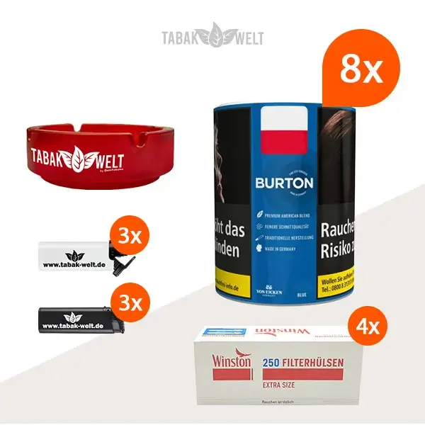burton-blue-feinschnitt-tabak-8x-dose-mit-1000-extra-size-huelsen burton-blue-feinschnitt-tabak-8x-dose-mit-1000-extra-size-huelsen