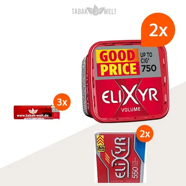 elixyr-red-volumentabak-2x-eimer-mit-550-huelsen