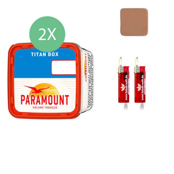 2 x Paramount Titan Box mit 2 x Feuerzeugen