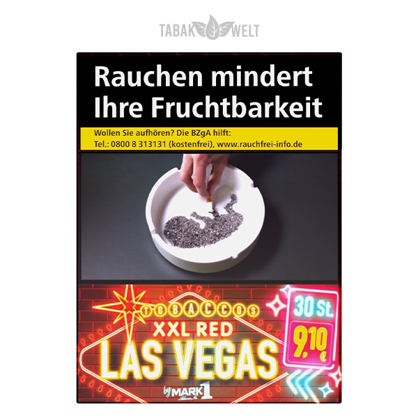 Las Vegas Red Zigaretten Maxi Box