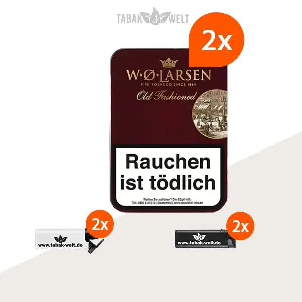 2x-w.-o.-larsen-old-fashioned-100g-dose-mit-feuerzeuge